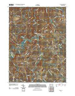 Ramey Pennsylvania Historical topographic map, 1:24000 scale, 7.5 X 7.5 Minute, Year 2010