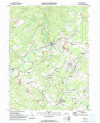 Ramey Pennsylvania Historical topographic map, 1:24000 scale, 7.5 X 7.5 Minute, Year 1993