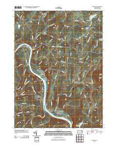 Ransom Pennsylvania Historical topographic map, 1:24000 scale, 7.5 X 7.5 Minute, Year 2010
