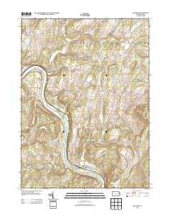 Ransom Pennsylvania Historical topographic map, 1:24000 scale, 7.5 X 7.5 Minute, Year 2013
