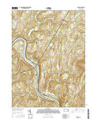 Ransom Pennsylvania Current topographic map, 1:24000 scale, 7.5 X 7.5 Minute, Year 2016