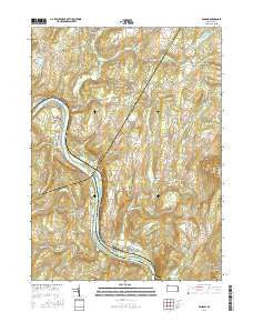 Ransom Pennsylvania Current topographic map, 1:24000 scale, 7.5 X 7.5 Minute, Year 2016