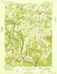 Ransom Pennsylvania Historical topographic map, 1:24000 scale, 7.5 X 7.5 Minute, Year 1949