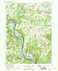 Ransom Pennsylvania Historical topographic map, 1:24000 scale, 7.5 X 7.5 Minute, Year 1946