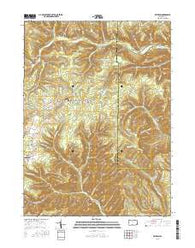 Rathbun Pennsylvania Current topographic map, 1:24000 scale, 7.5 X 7.5 Minute, Year 2016