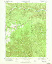 Rathbun Pennsylvania Historical topographic map, 1:24000 scale, 7.5 X 7.5 Minute, Year 1969
