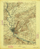 Reading Pennsylvania Historical topographic map, 1:62500 scale, 15 X 15 Minute, Year 1894