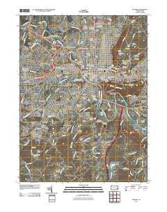 Reading Pennsylvania Historical topographic map, 1:24000 scale, 7.5 X 7.5 Minute, Year 2010