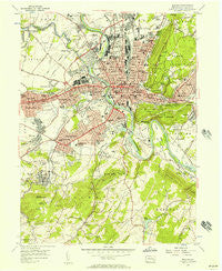 Reading Pennsylvania Historical topographic map, 1:24000 scale, 7.5 X 7.5 Minute, Year 1956