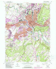 Reading Pennsylvania Historical topographic map, 1:24000 scale, 7.5 X 7.5 Minute, Year 1956