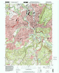 Reading Pennsylvania Historical topographic map, 1:24000 scale, 7.5 X 7.5 Minute, Year 1999