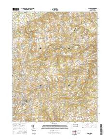 Red Lion Pennsylvania Current topographic map, 1:24000 scale, 7.5 X 7.5 Minute, Year 2016