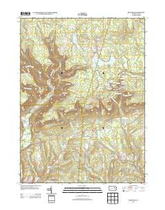 Red Rock Pennsylvania Historical topographic map, 1:24000 scale, 7.5 X 7.5 Minute, Year 2013