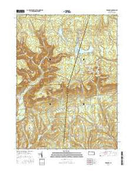 Red Rock Pennsylvania Current topographic map, 1:24000 scale, 7.5 X 7.5 Minute, Year 2016