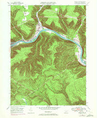 Renovo East Pennsylvania Historical topographic map, 1:24000 scale, 7.5 X 7.5 Minute, Year 1946