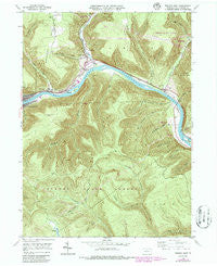 Renovo East Pennsylvania Historical topographic map, 1:24000 scale, 7.5 X 7.5 Minute, Year 1946