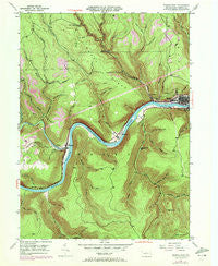 Renovo West Pennsylvania Historical topographic map, 1:24000 scale, 7.5 X 7.5 Minute, Year 1946