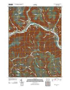 Renovo East Pennsylvania Historical topographic map, 1:24000 scale, 7.5 X 7.5 Minute, Year 2010