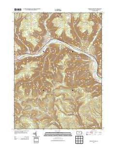 Renovo East Pennsylvania Historical topographic map, 1:24000 scale, 7.5 X 7.5 Minute, Year 2013