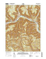 Renovo East Pennsylvania Current topographic map, 1:24000 scale, 7.5 X 7.5 Minute, Year 2016