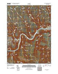 Renovo West Pennsylvania Historical topographic map, 1:24000 scale, 7.5 X 7.5 Minute, Year 2010
