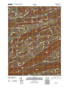 Reward Pennsylvania Historical topographic map, 1:24000 scale, 7.5 X 7.5 Minute, Year 2010
