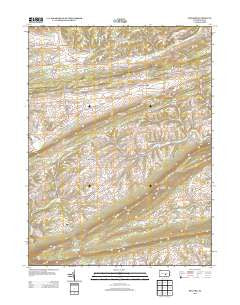 Reward Pennsylvania Historical topographic map, 1:24000 scale, 7.5 X 7.5 Minute, Year 2013