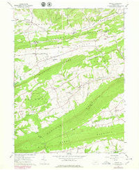 Reward Pennsylvania Historical topographic map, 1:24000 scale, 7.5 X 7.5 Minute, Year 1959