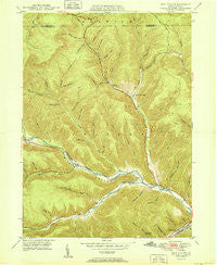 Rich Valley Pennsylvania Historical topographic map, 1:24000 scale, 7.5 X 7.5 Minute, Year 1950