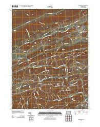 Richfield Pennsylvania Historical topographic map, 1:24000 scale, 7.5 X 7.5 Minute, Year 2010