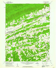 Richfield Pennsylvania Historical topographic map, 1:24000 scale, 7.5 X 7.5 Minute, Year 1959