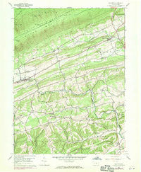 Richfield Pennsylvania Historical topographic map, 1:24000 scale, 7.5 X 7.5 Minute, Year 1959