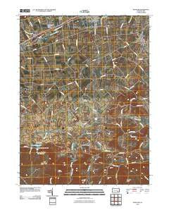 Richland Pennsylvania Historical topographic map, 1:24000 scale, 7.5 X 7.5 Minute, Year 2010