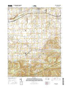 Richland Pennsylvania Current topographic map, 1:24000 scale, 7.5 X 7.5 Minute, Year 2016