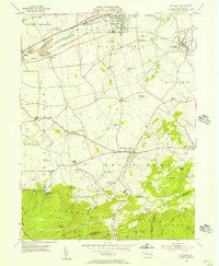 Richland Pennsylvania Historical topographic map, 1:24000 scale, 7.5 X 7.5 Minute, Year 1955