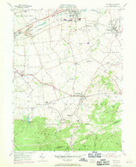 Richland Pennsylvania Historical topographic map, 1:24000 scale, 7.5 X 7.5 Minute, Year 1955