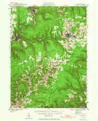 Ridgway Pennsylvania Historical topographic map, 1:62500 scale, 15 X 15 Minute, Year 1941