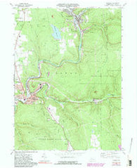 Ridgway Pennsylvania Historical topographic map, 1:24000 scale, 7.5 X 7.5 Minute, Year 1969