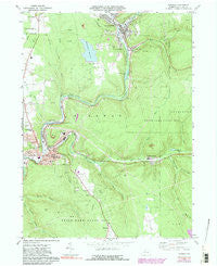 Ridgway Pennsylvania Historical topographic map, 1:24000 scale, 7.5 X 7.5 Minute, Year 1969