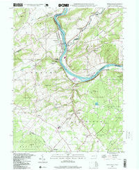 Riegelsville Pennsylvania Historical topographic map, 1:24000 scale, 7.5 X 7.5 Minute, Year 1997