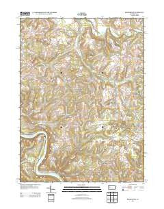 Rimersburg Pennsylvania Historical topographic map, 1:24000 scale, 7.5 X 7.5 Minute, Year 2013