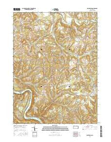Rimersburg Pennsylvania Current topographic map, 1:24000 scale, 7.5 X 7.5 Minute, Year 2016