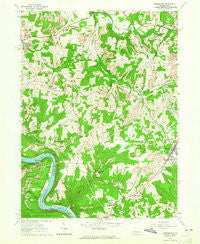 Rimersburg Pennsylvania Historical topographic map, 1:24000 scale, 7.5 X 7.5 Minute, Year 1963
