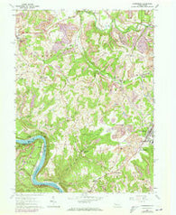 Rimersburg Pennsylvania Historical topographic map, 1:24000 scale, 7.5 X 7.5 Minute, Year 1963