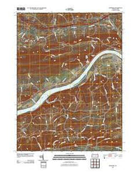 Riverside Pennsylvania Historical topographic map, 1:24000 scale, 7.5 X 7.5 Minute, Year 2010