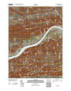 Riverside Pennsylvania Historical topographic map, 1:24000 scale, 7.5 X 7.5 Minute, Year 2010