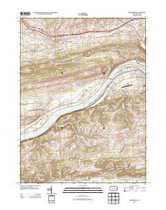 Riverside Pennsylvania Historical topographic map, 1:24000 scale, 7.5 X 7.5 Minute, Year 2013