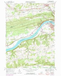 Riverside Pennsylvania Historical topographic map, 1:24000 scale, 7.5 X 7.5 Minute, Year 1969