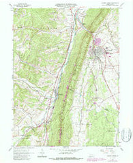 Roaring Spring Pennsylvania Historical topographic map, 1:24000 scale, 7.5 X 7.5 Minute, Year 1963
