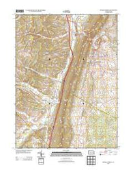 Roaring Spring Pennsylvania Historical topographic map, 1:24000 scale, 7.5 X 7.5 Minute, Year 2013